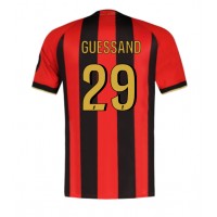 OGC Nice Evann Guessand #29 Heimtrikot 2024-25 Kurzarm